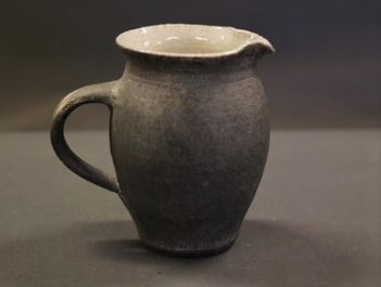 Dorte Visby keramik, ymerskål raku 'Honning'