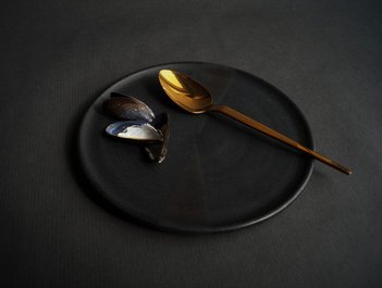 Dorte Visby keramik, desserttallerken stentøj 'Bølge'