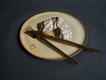 Dorte Visby keramik, lertøj lille skål 'Brombær'