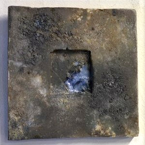 Muffelbrændt relief